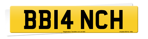 Registration number BB14 NCH